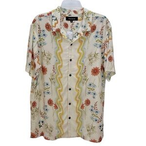 Pacsun Cruise Resort Camp Button‎ Up Shirt Standard Fit Lightweight M Floral